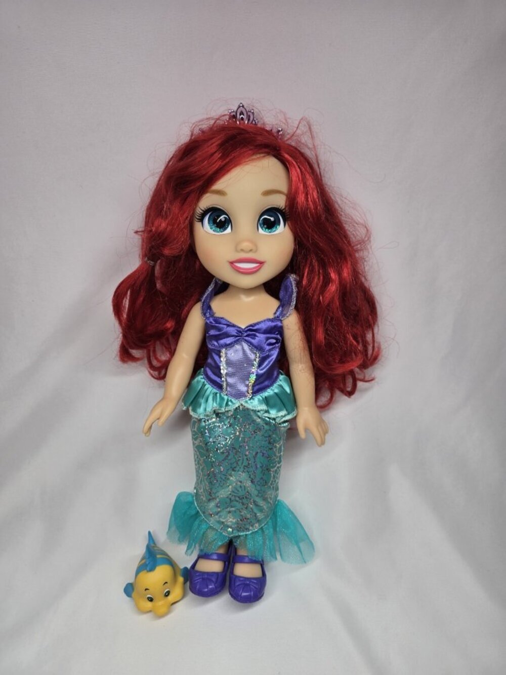 Disney princess Ariel doll Treat time with Ariel and Flounder 14' Doll